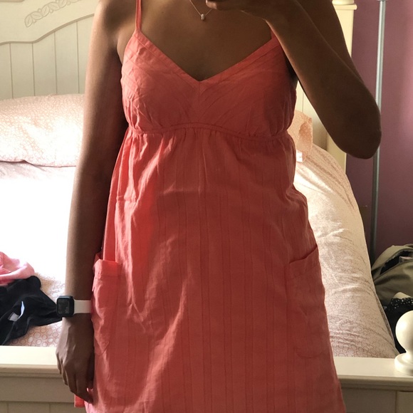 Peach summer dress - Picture 2 of 3